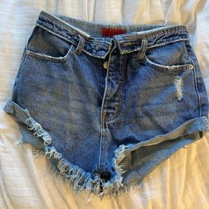 Signature 8 High Waisted Fold Over Shorts